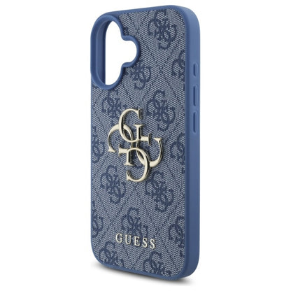 Husa pentru Apple iPhone 16, Guess, 4G Big Logo, Albastra