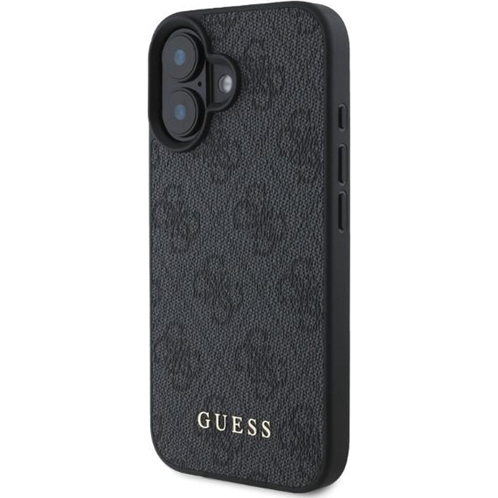 Husa pentru Apple iPhone 16, Guess, 4G Classic, Neagra