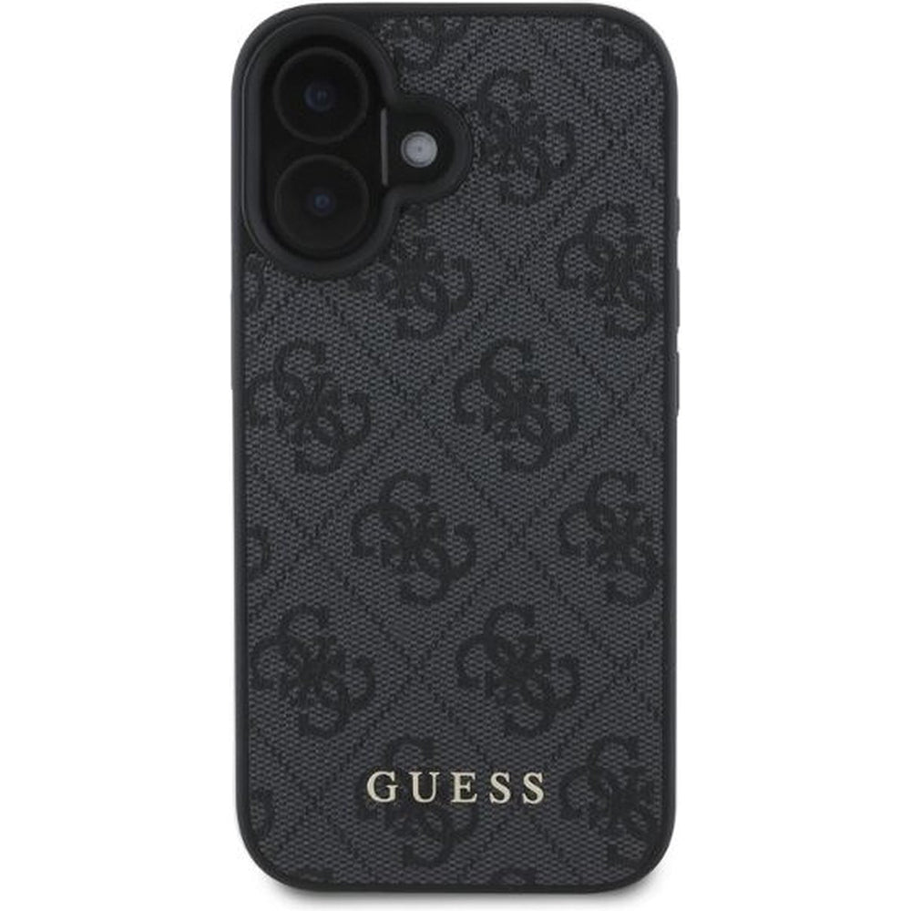 Husa pentru Apple iPhone 16, Guess, 4G Classic, Neagra