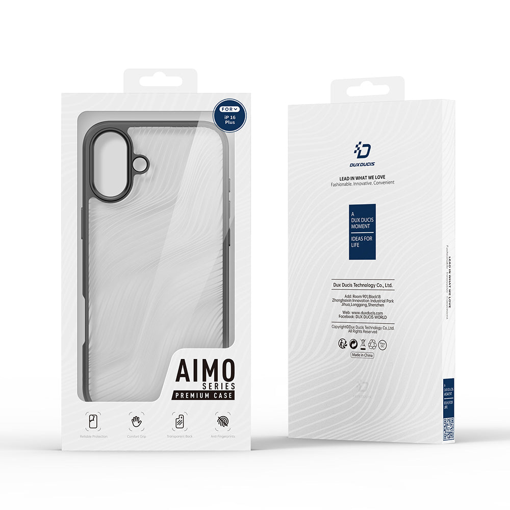 Husa pentru Apple iPhone 16 Plus, DUX DUCIS, Aimo, Neagra