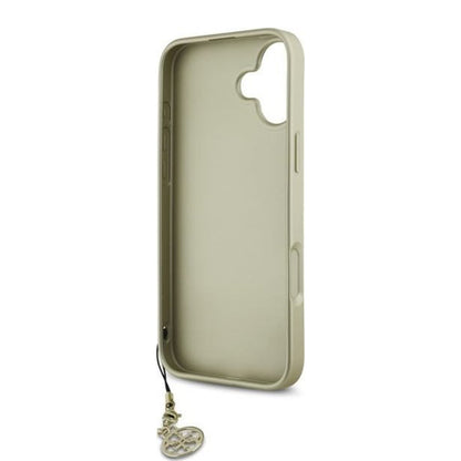 Husa pentru Apple iPhone 16 Plus, Guess, 4G Charm, Maro