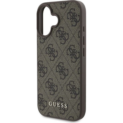 Husa pentru Apple iPhone 16 Plus, Guess, 4G Classic, Maro