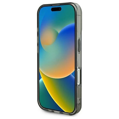 Husa pentru Apple iPhone 16 Plus, Guess, IML Heart, Neagra