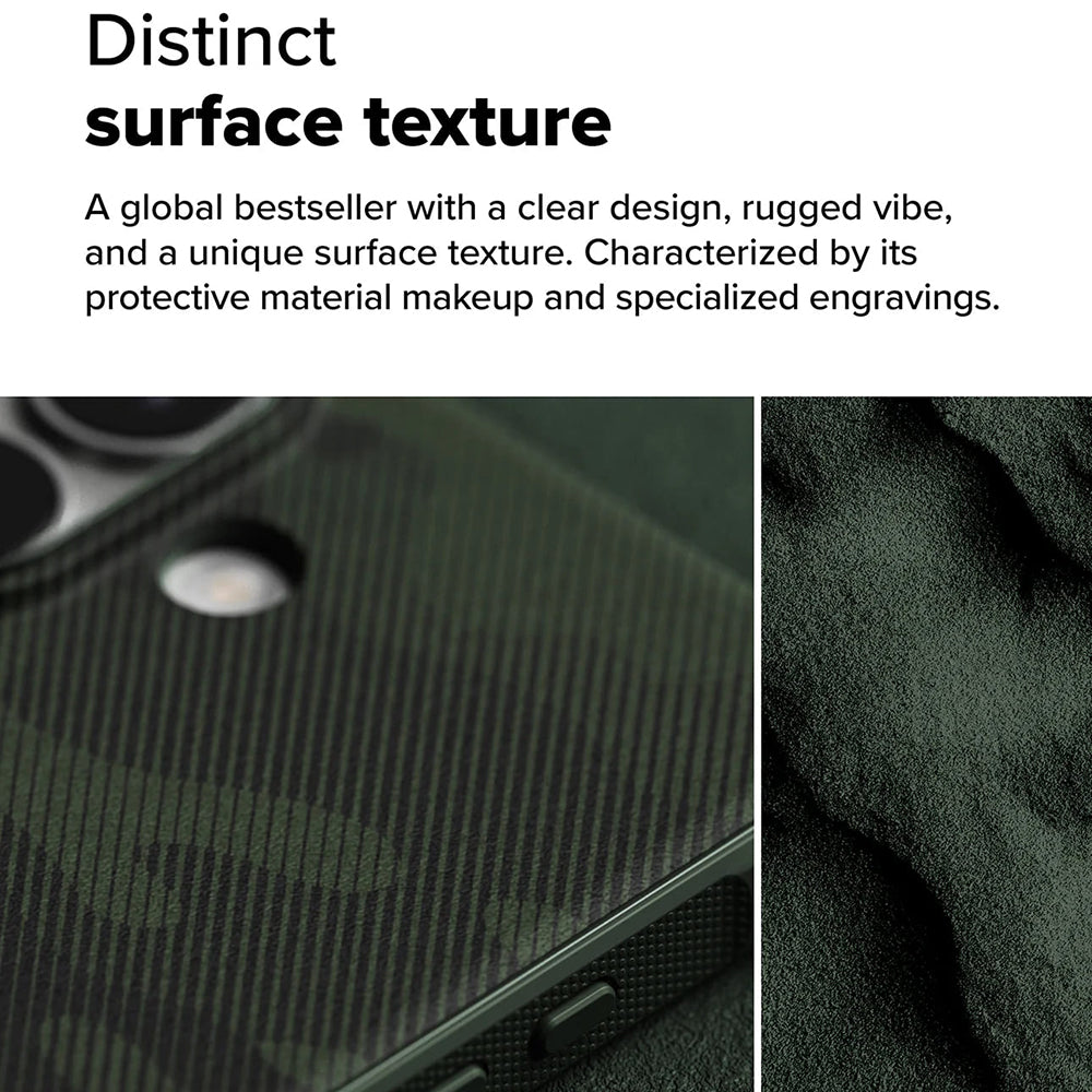 Husa pentru Apple iPhone 16 Plus, Ringke, Onyx Design, Verde