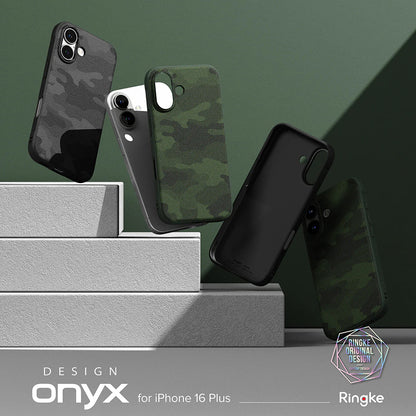Husa pentru Apple iPhone 16 Plus, Ringke, Onyx Design, Verde