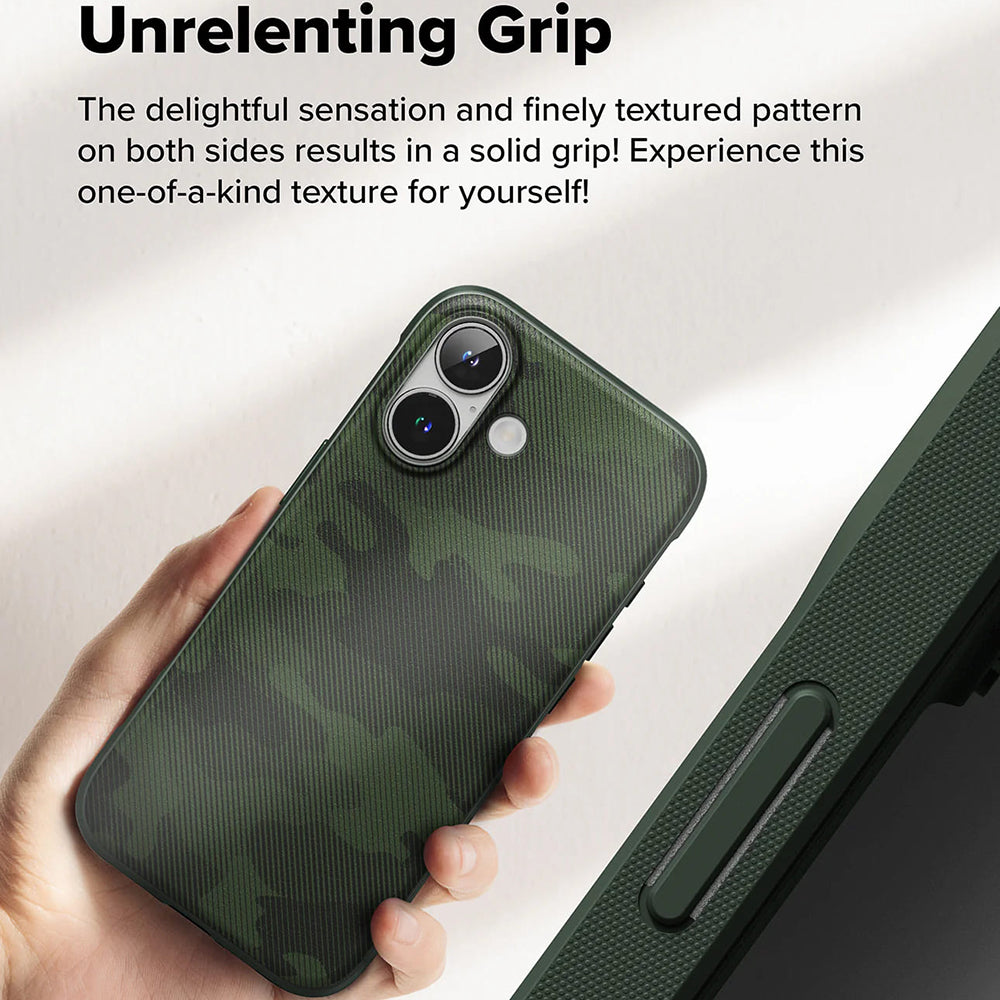 Husa pentru Apple iPhone 16 Plus, Ringke, Onyx Design, Verde