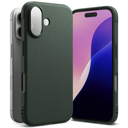 Husa pentru Apple iPhone 16 Plus, Ringke, Onyx, Verde Inchis