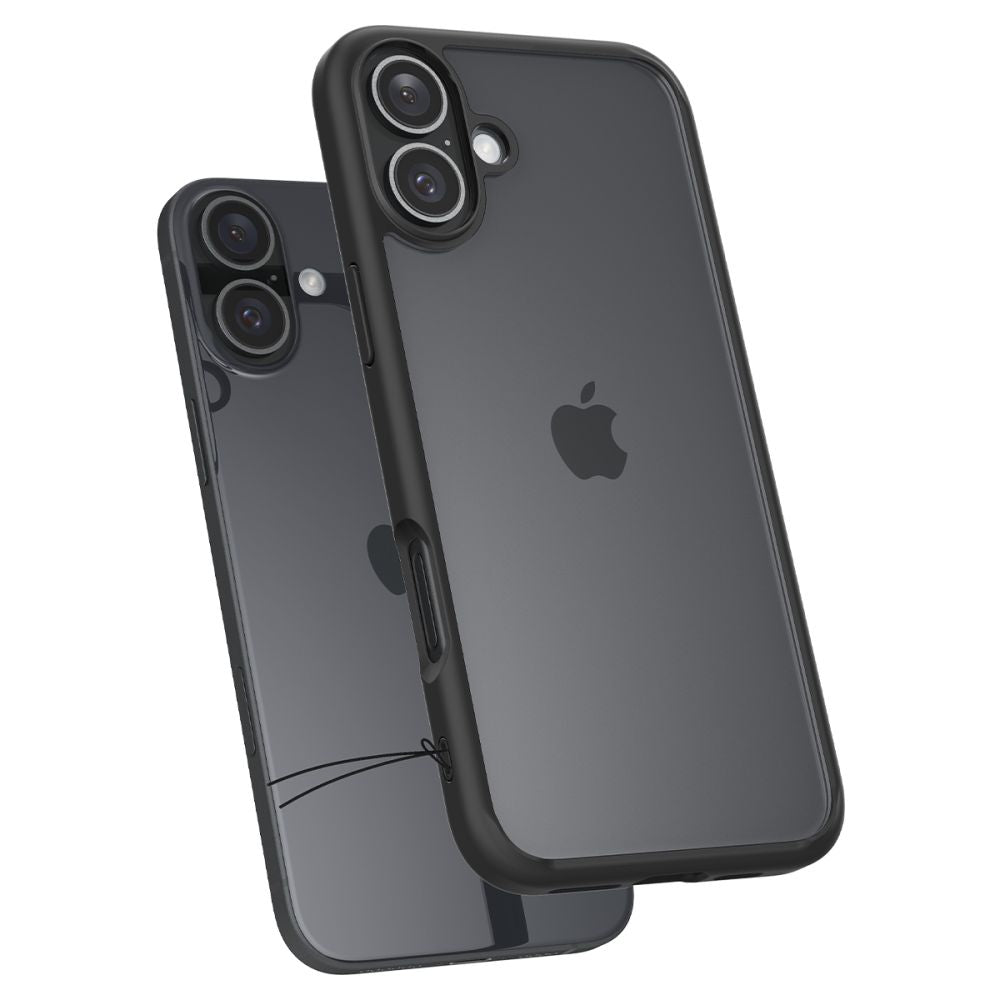 Husa pentru Apple iPhone 16 Plus, Spigen, Ultra Hybrid, Neagra Mata