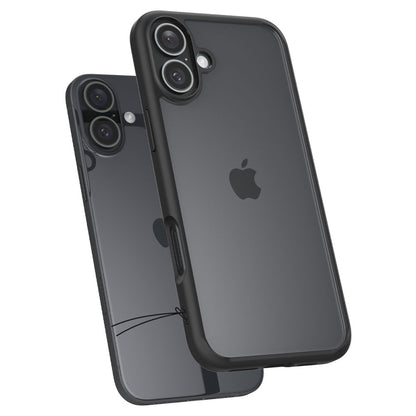 Husa pentru Apple iPhone 16 Plus, Spigen, Ultra Hybrid, Neagra Mata