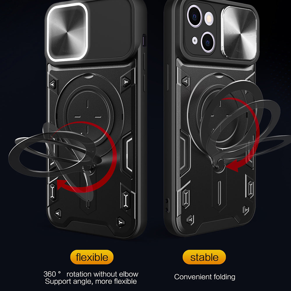 Husa pentru Apple iPhone 16 Plus, Techsuit, CamGuard Pro, Albastra