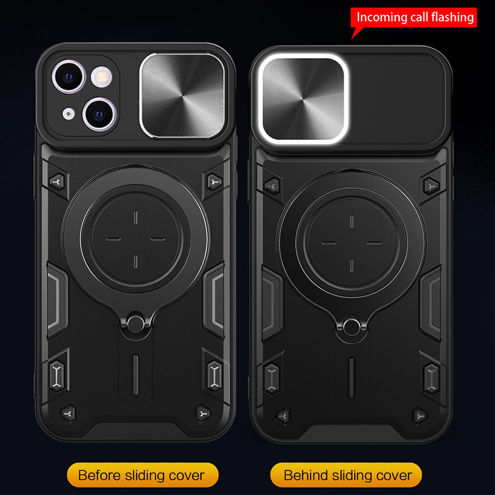 Husa pentru Apple iPhone 16 Plus, Techsuit, CamGuard Pro, Neagra
