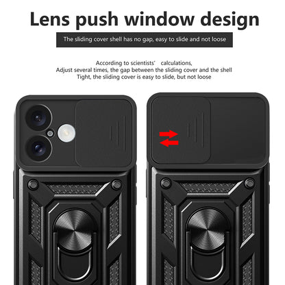 Husa pentru Apple iPhone 16 Plus, Techsuit, CamShield, Neagra