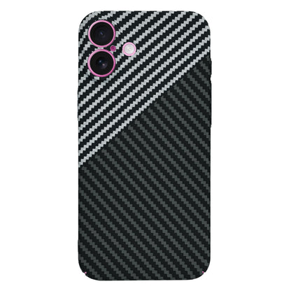Husa pentru Apple iPhone 16 Plus, Techsuit, Carbonite FiberShell, Neagra Gri