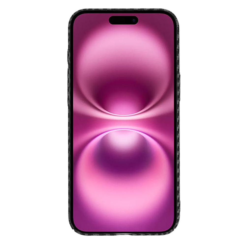 Husa pentru Apple iPhone 16 Plus, Techsuit, Carbonite FiberShell, Neagra