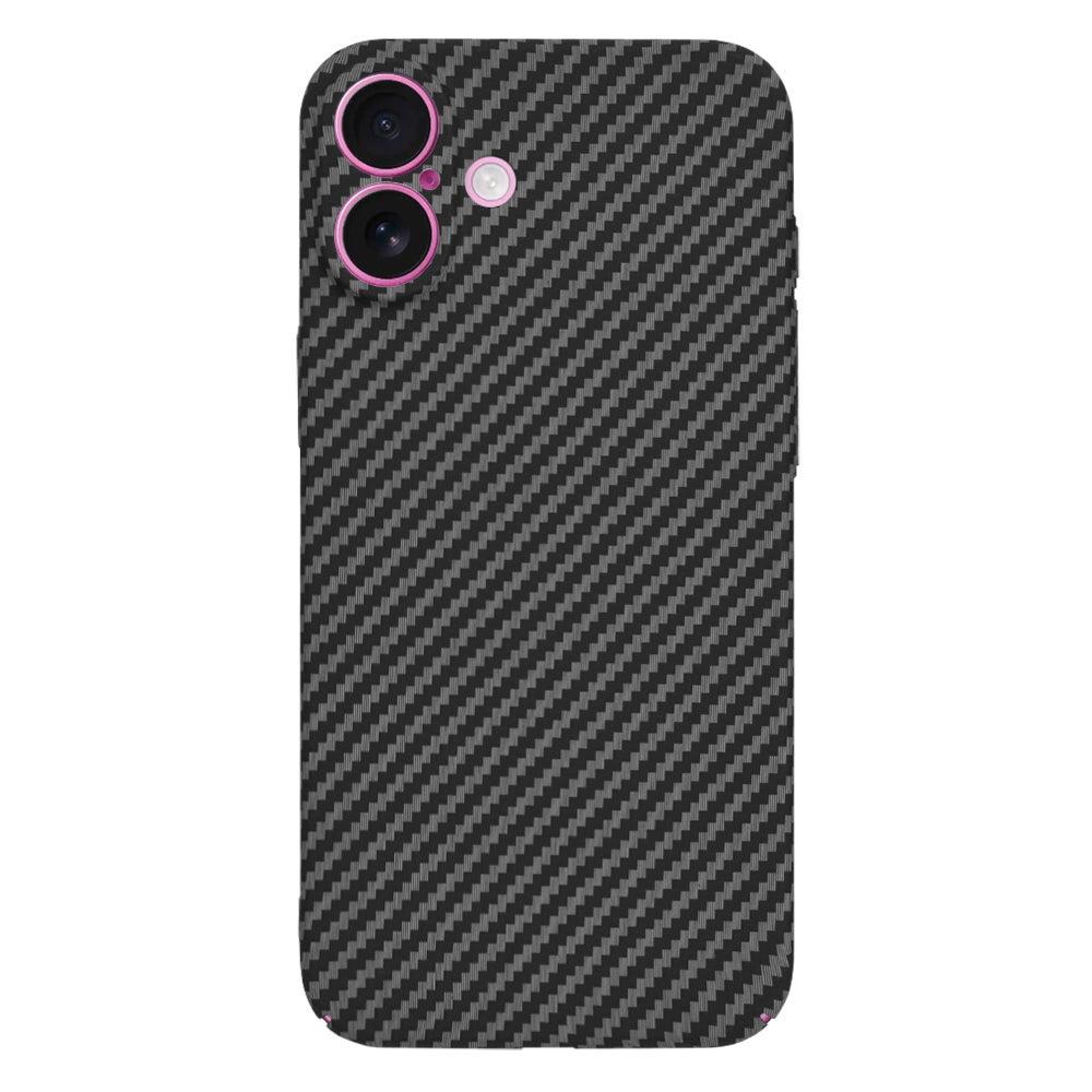 Husa pentru Apple iPhone 16 Plus, Techsuit, Carbonite FiberShell, Neagra