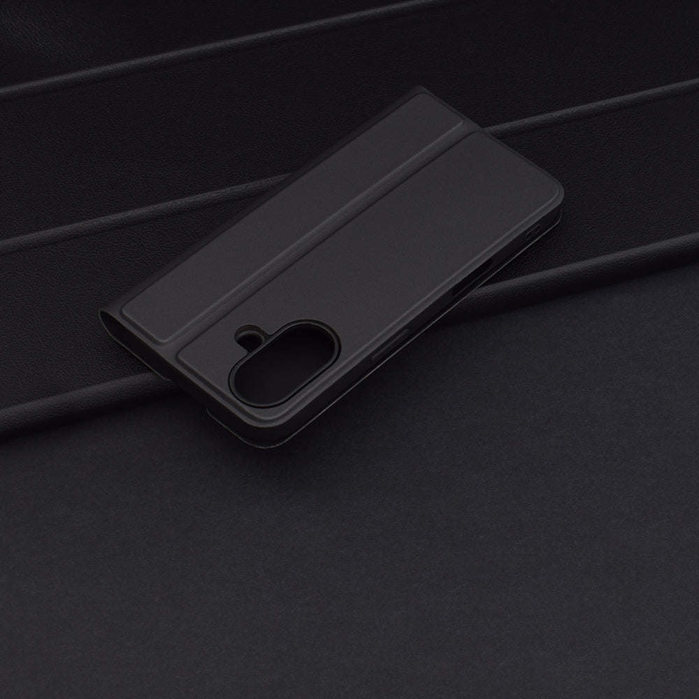Husa pentru Apple iPhone 16 Plus, Techsuit, Magskin Book, Neagra