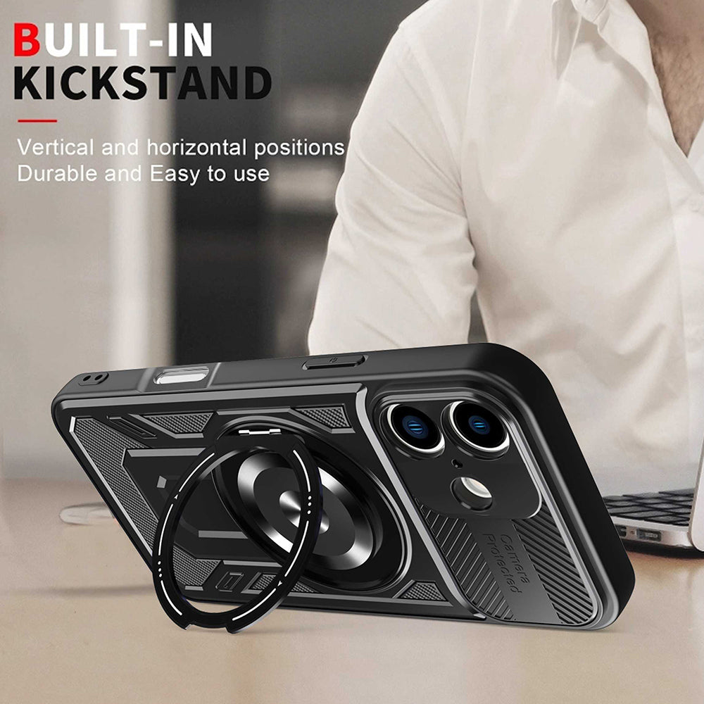 Husa pentru Apple iPhone 16 Plus, Techsuit, RuggedCam, Albastra