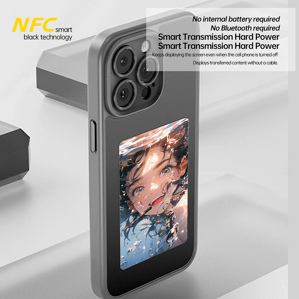 Husa pentru Apple iPhone 16 Plus, Techsuit, SmartScreen NFC, Neagra