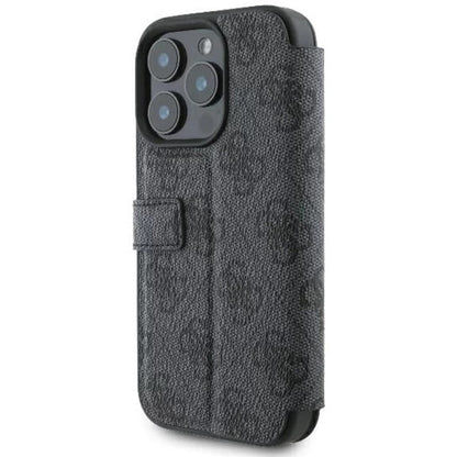Husa pentru Apple iPhone 16 Pro, Guess, 4G Book, Neagra