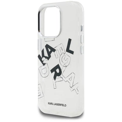 Husa pentru Apple iPhone 16 Pro, Karl Lagerfeld, IML Sketched Graphic Logo, Transparenta