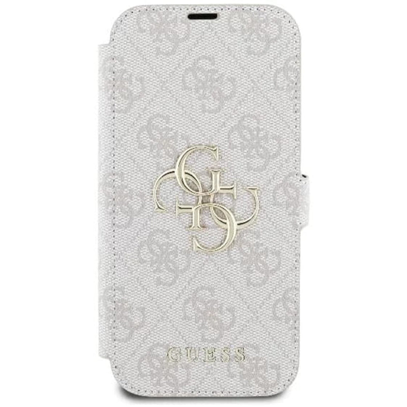 Husa pentru Apple iPhone 16 Pro Max, Guess, 4G Book, Roz