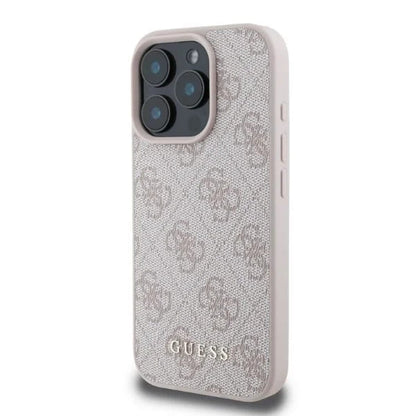 Husa pentru Apple iPhone 16 Pro Max, Guess, 4G Classic, Roz