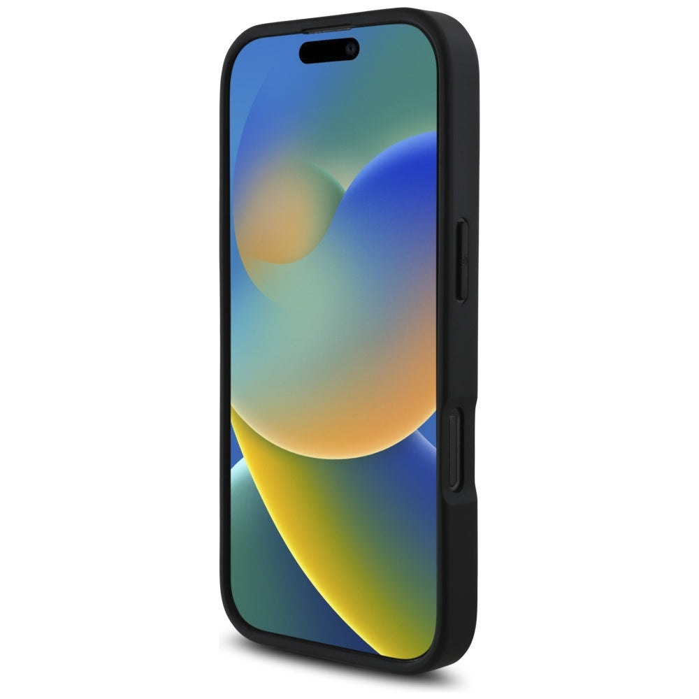 Husa pentru Apple iPhone 16 Pro Max, Karl Lagerfeld, Grained Cardslots, Neagra