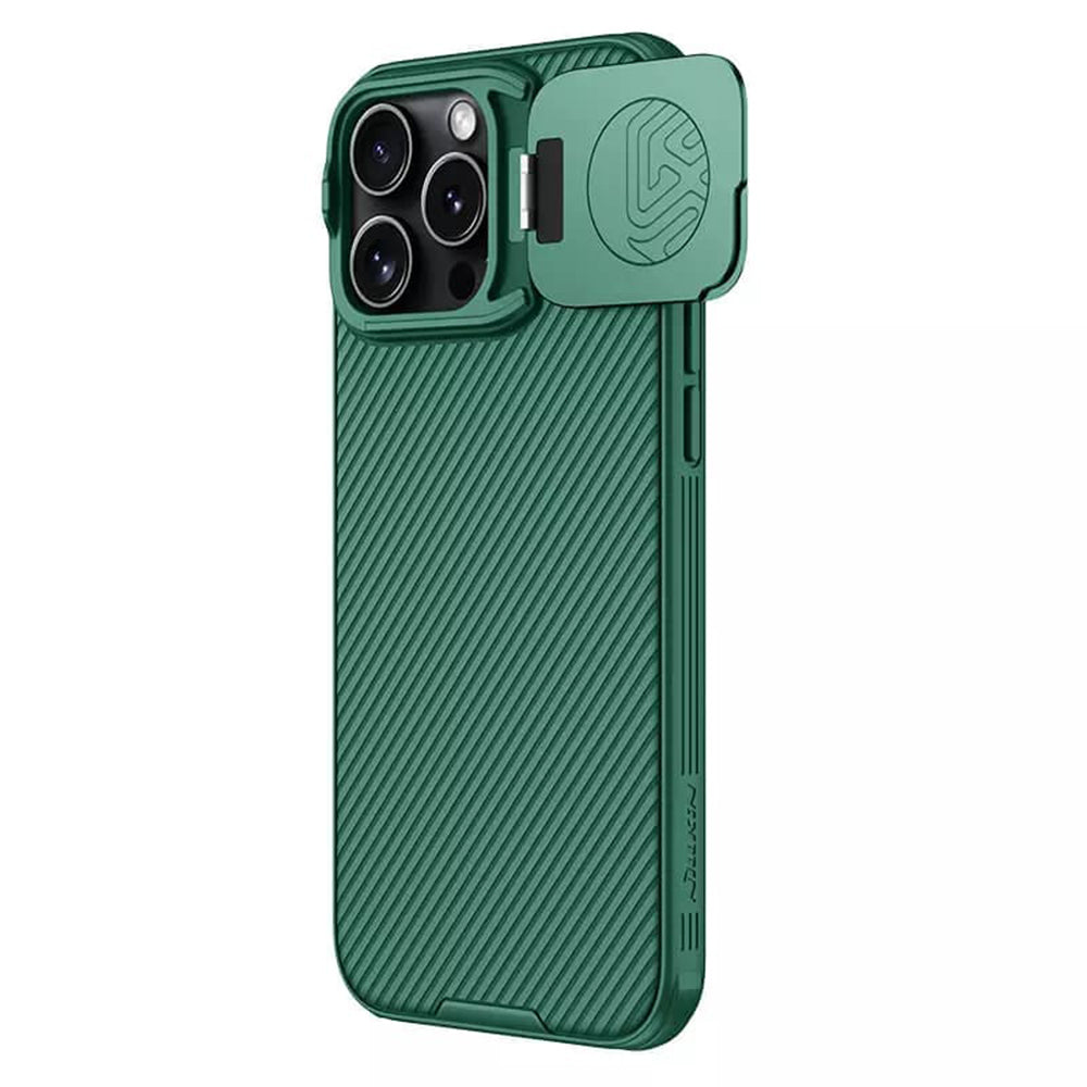 Husa pentru Apple iPhone 16 Pro Max, Nillkin, CamShield Prop, Verde
