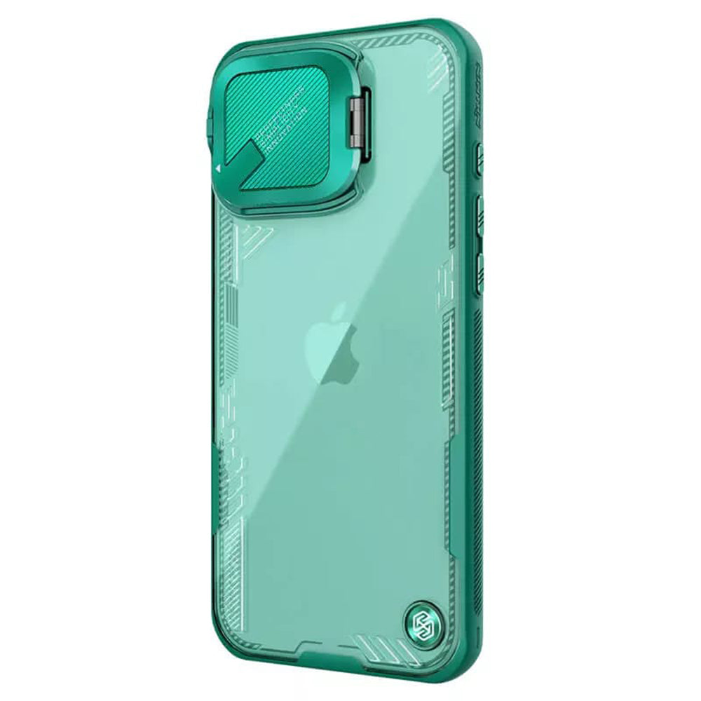 Husa pentru Apple iPhone 16 Pro Max, Nillkin, Iceblade Prop (w/o Camera Cutout), Verde