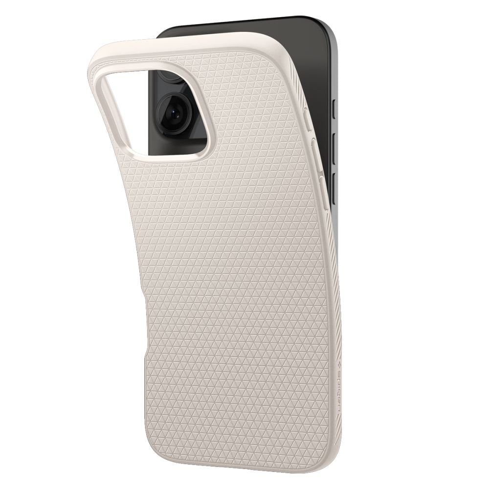 Husa pentru Apple iPhone 16 Pro Max, Spigen, Liquid Air, Bej