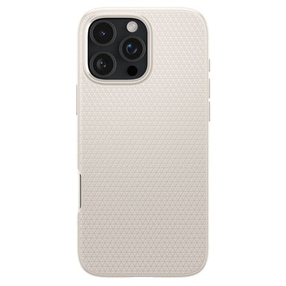 Husa pentru Apple iPhone 16 Pro Max, Spigen, Liquid Air, Bej