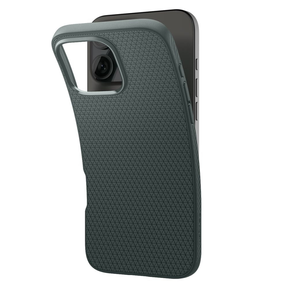 Husa pentru Apple iPhone 16 Pro Max, Spigen, Liquid Air, Verde