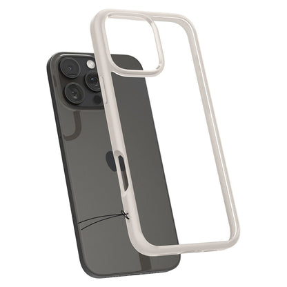 Husa pentru Apple iPhone 16 Pro Max, Spigen, Ultra Hybrid, Bej ACS08385