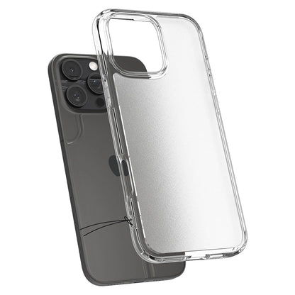 Husa pentru Apple iPhone 16 Pro Max, Spigen, Ultra Hybrid, Transparenta Satinata ACS07993