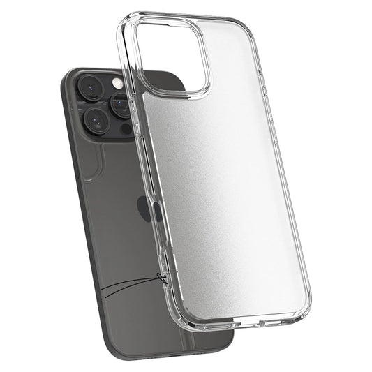 Husa pentru Apple iPhone 16 Pro Max, Spigen, Ultra Hybrid, Transparenta Satinata ACS07993