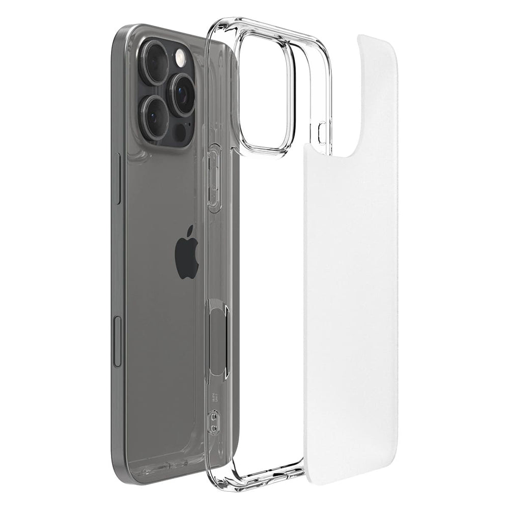 Husa pentru Apple iPhone 16 Pro Max, Spigen, Ultra Hybrid, Transparenta Satinata ACS07993