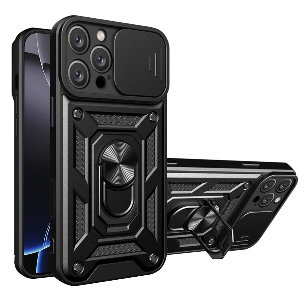 Husa pentru Apple iPhone 16 Pro Max, Techsuit, CamShield, Neagra