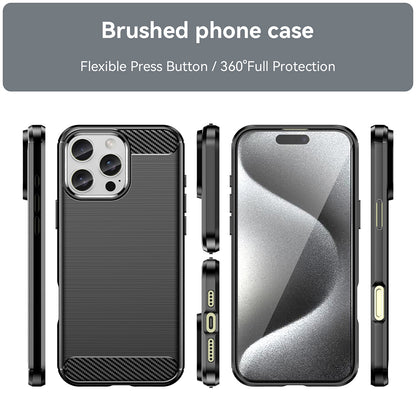 Husa pentru Apple iPhone 16 Pro Max, Techsuit, Carbon, Neagra