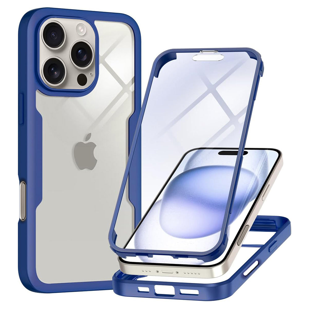Husa pentru Apple iPhone 16 Pro Max, Techsuit, ColorVerse 360, Albastra