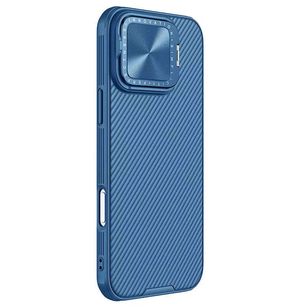 Husa pentru Apple iPhone 16 Pro, Nillkin, CamShield Prop, Albastra