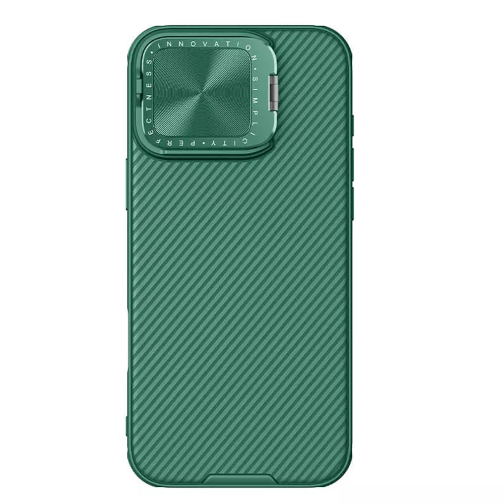 Husa pentru Apple iPhone 16 Pro, Nillkin, CamShield Prop, Verde