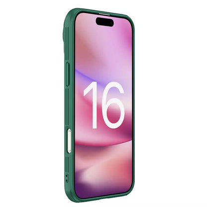 Husa pentru Apple iPhone 16 Pro, Nillkin, CamShield Prop, Verde