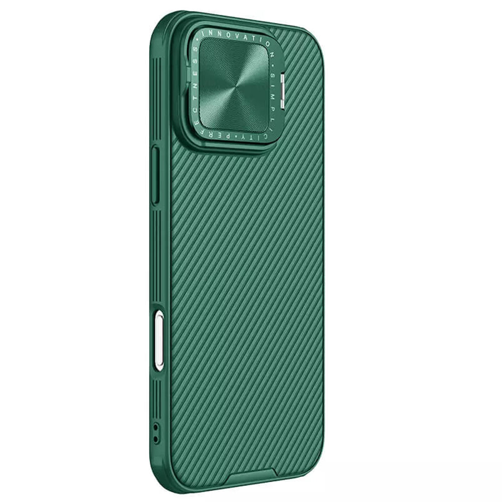 Husa pentru Apple iPhone 16 Pro, Nillkin, CamShield Prop, Verde