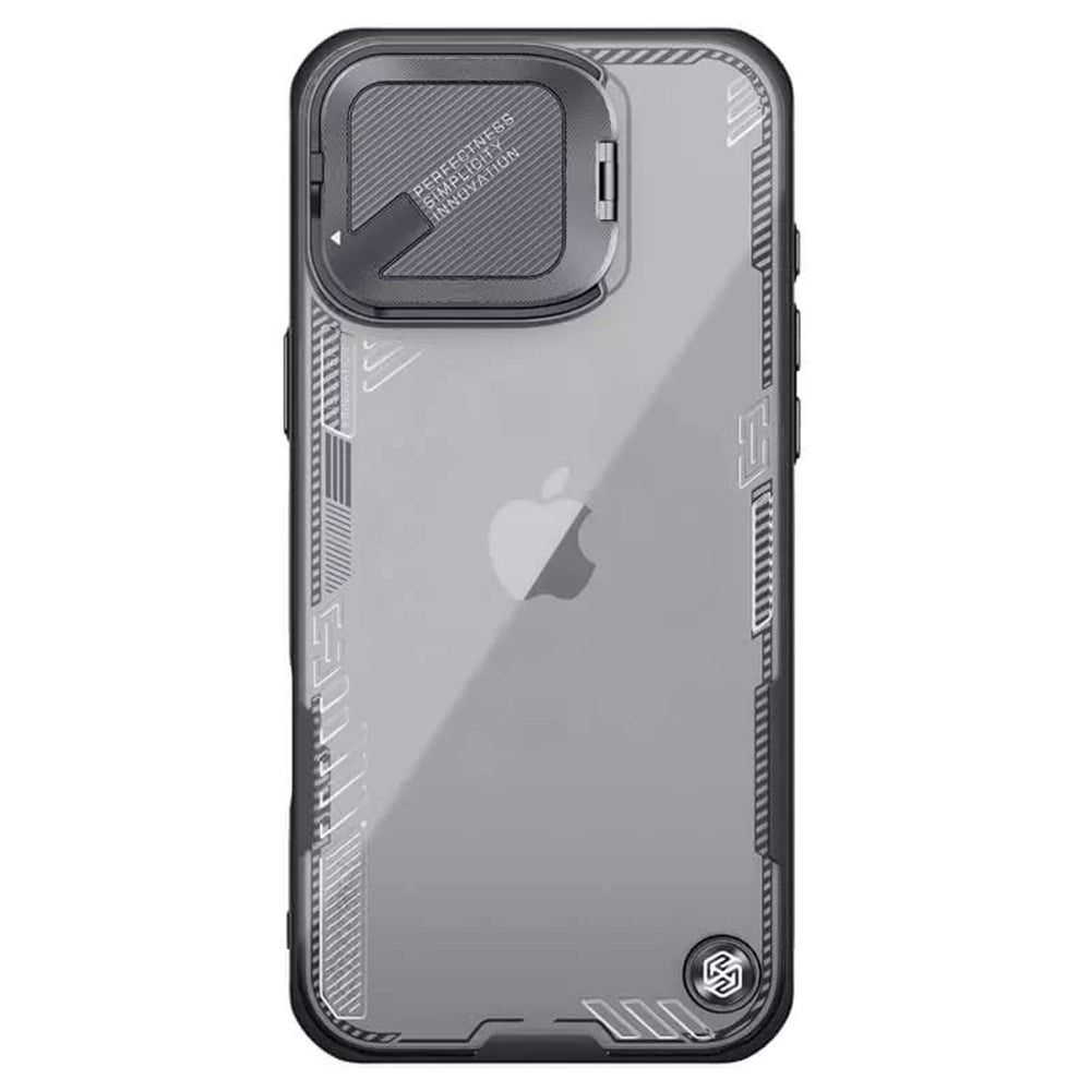 Husa pentru Apple iPhone 16 Pro, Nillkin, Iceblade Prop (w/o Camera Cutout), Neagra
