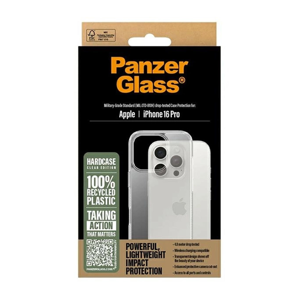 Husa pentru Apple iPhone 16 Pro, PanzerGlass, HardCase, Transparenta
