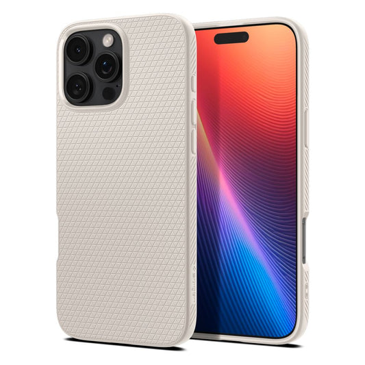 Husa pentru Apple iPhone 16 Pro, Spigen, Liquid Air, Bej ACS08120