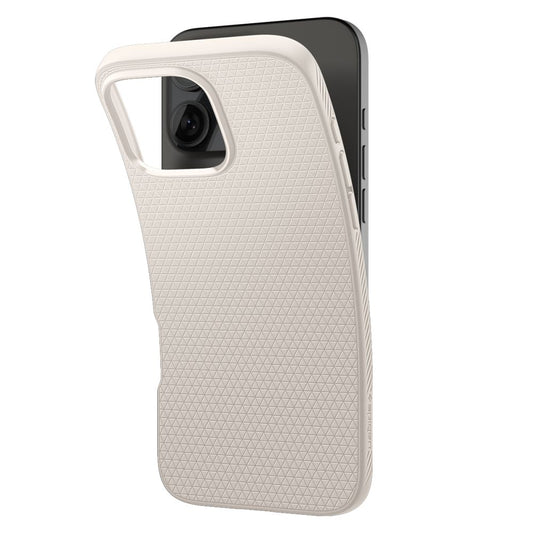 Husa pentru Apple iPhone 16 Pro, Spigen, Liquid Air, Bej ACS08120