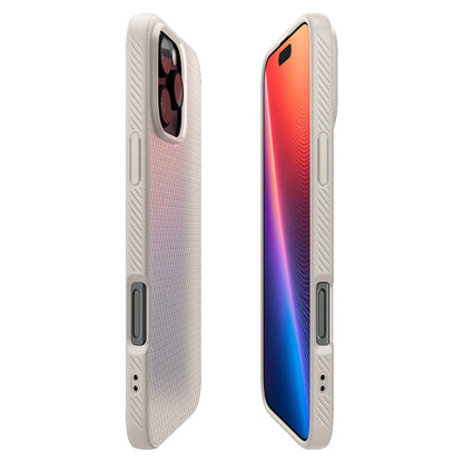 Husa pentru Apple iPhone 16 Pro, Spigen, Liquid Air, Bej ACS08120