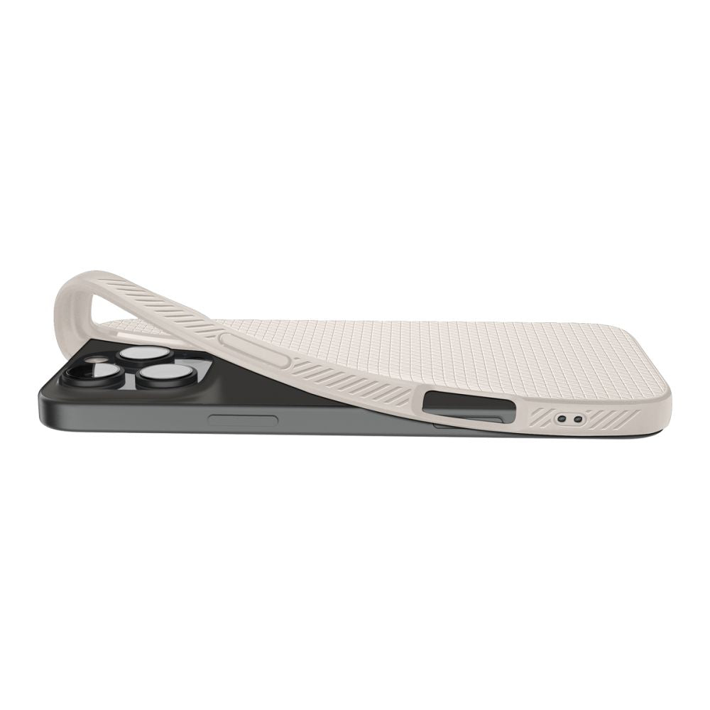 Husa pentru Apple iPhone 16 Pro, Spigen, Liquid Air, Bej ACS08120