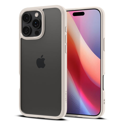 Husa pentru Apple iPhone 16 Pro, Spigen, Ultra Hybrid, Bej ACS08127